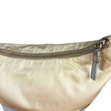 Prada Vintage Nylon Blue Leather Pochette