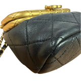 Chanel Black Quilted Leather Kiss-Lock My Crush Micro Bag 2020