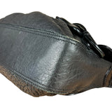 Fendi B Biz Black Leather Shoulder Bag