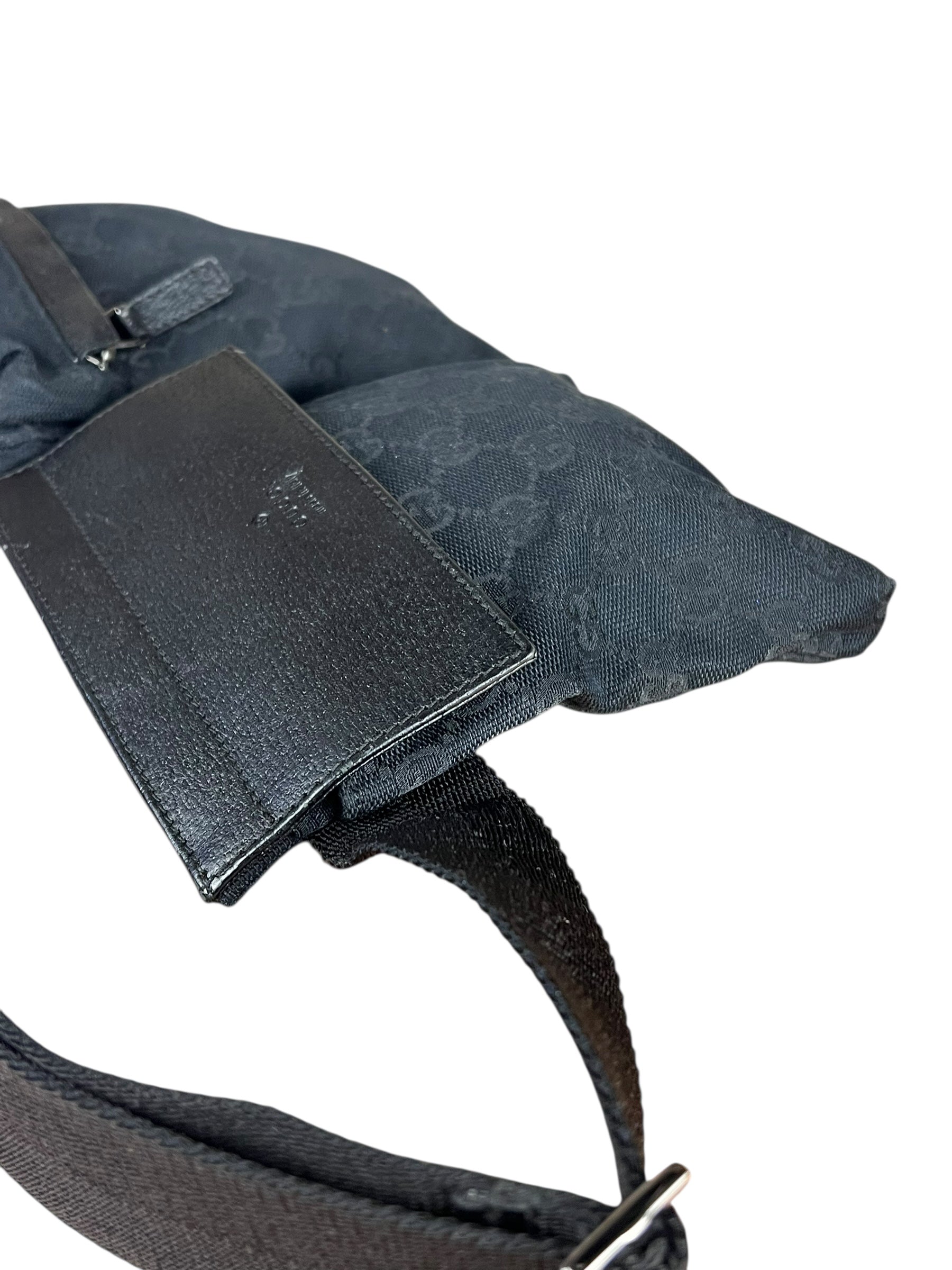 Gucci GG Canvas Belt Bag Black