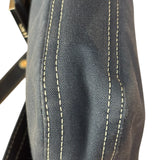 Fendi FF Wave Buckle Denim Baguette