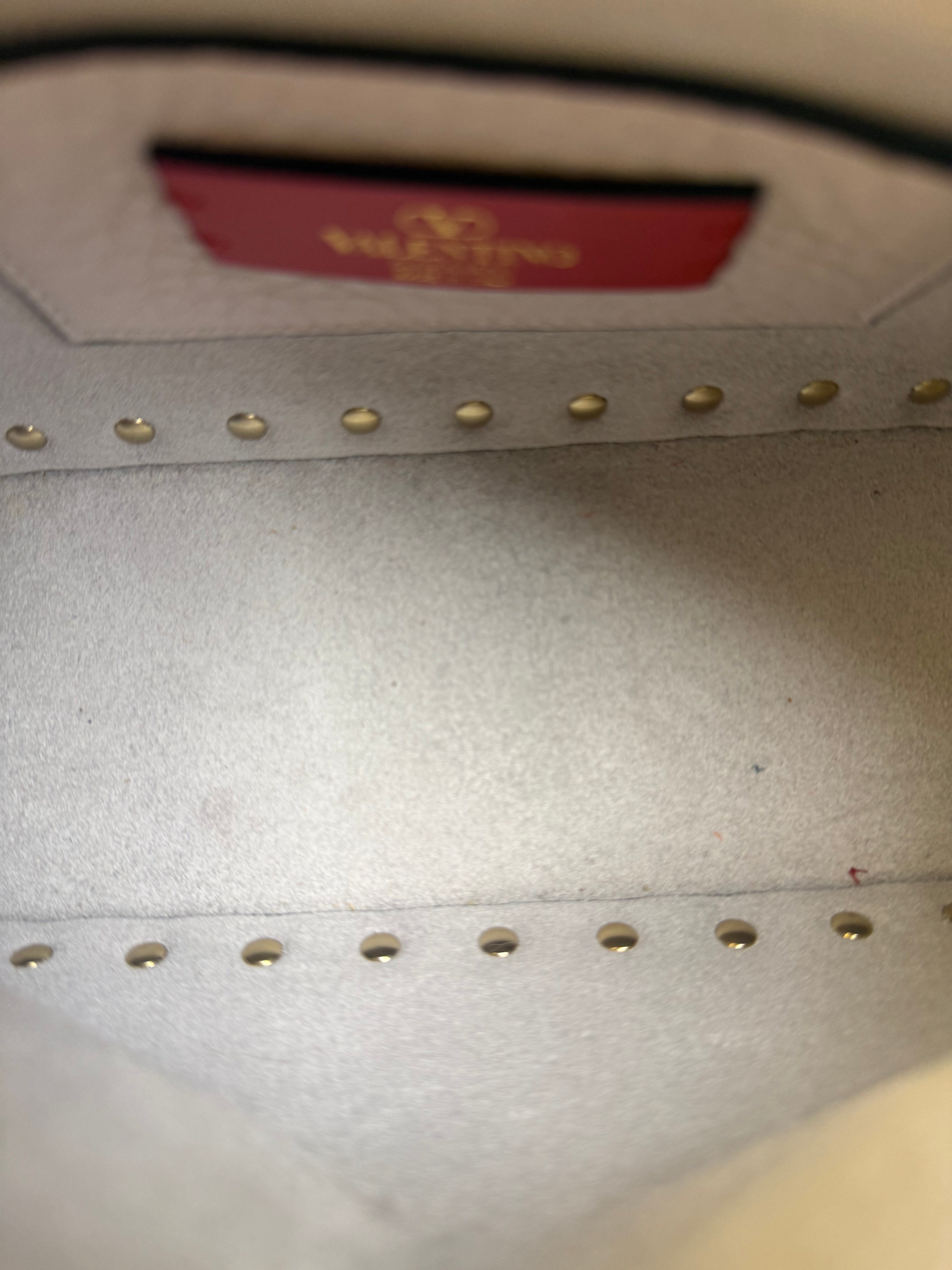 Valentino Garavani Calfskin Small Rockstud Two-Way Bag