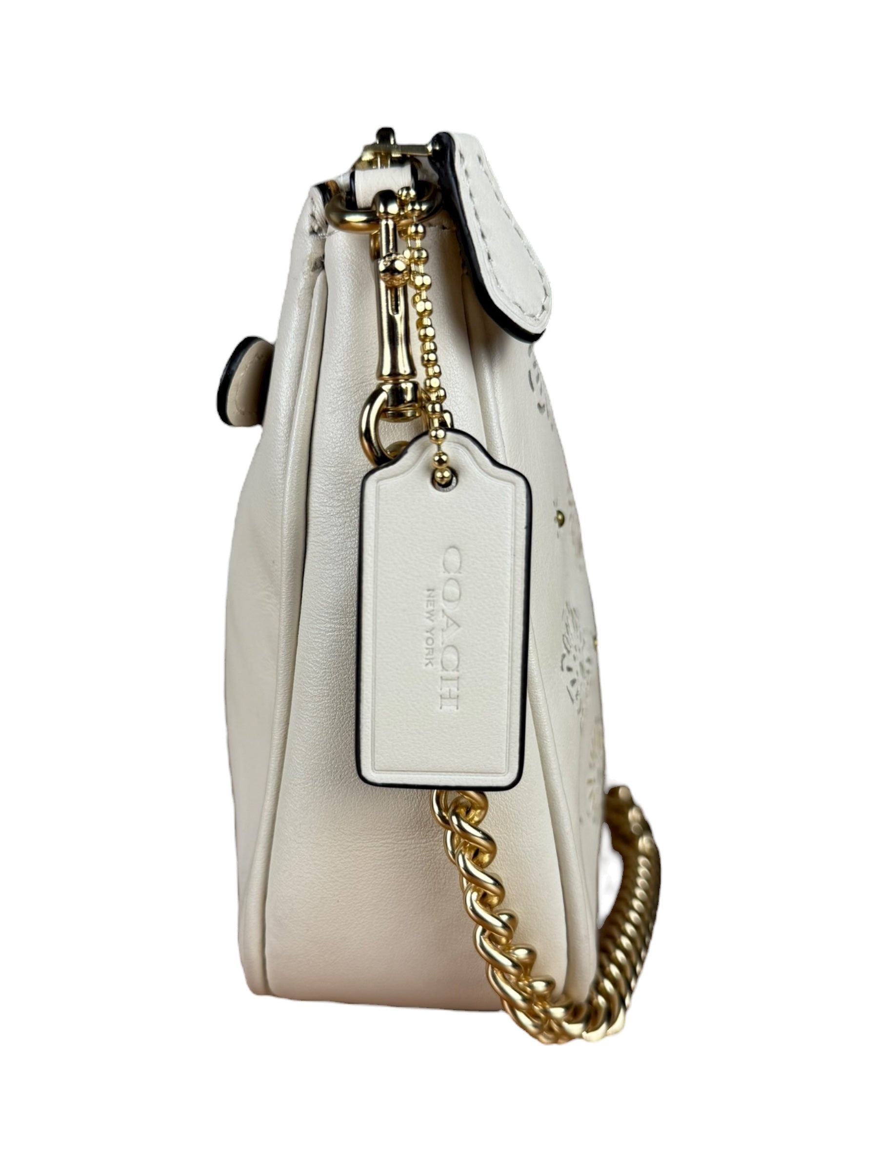 Coach Floral Cutout Print Crossbody Bag