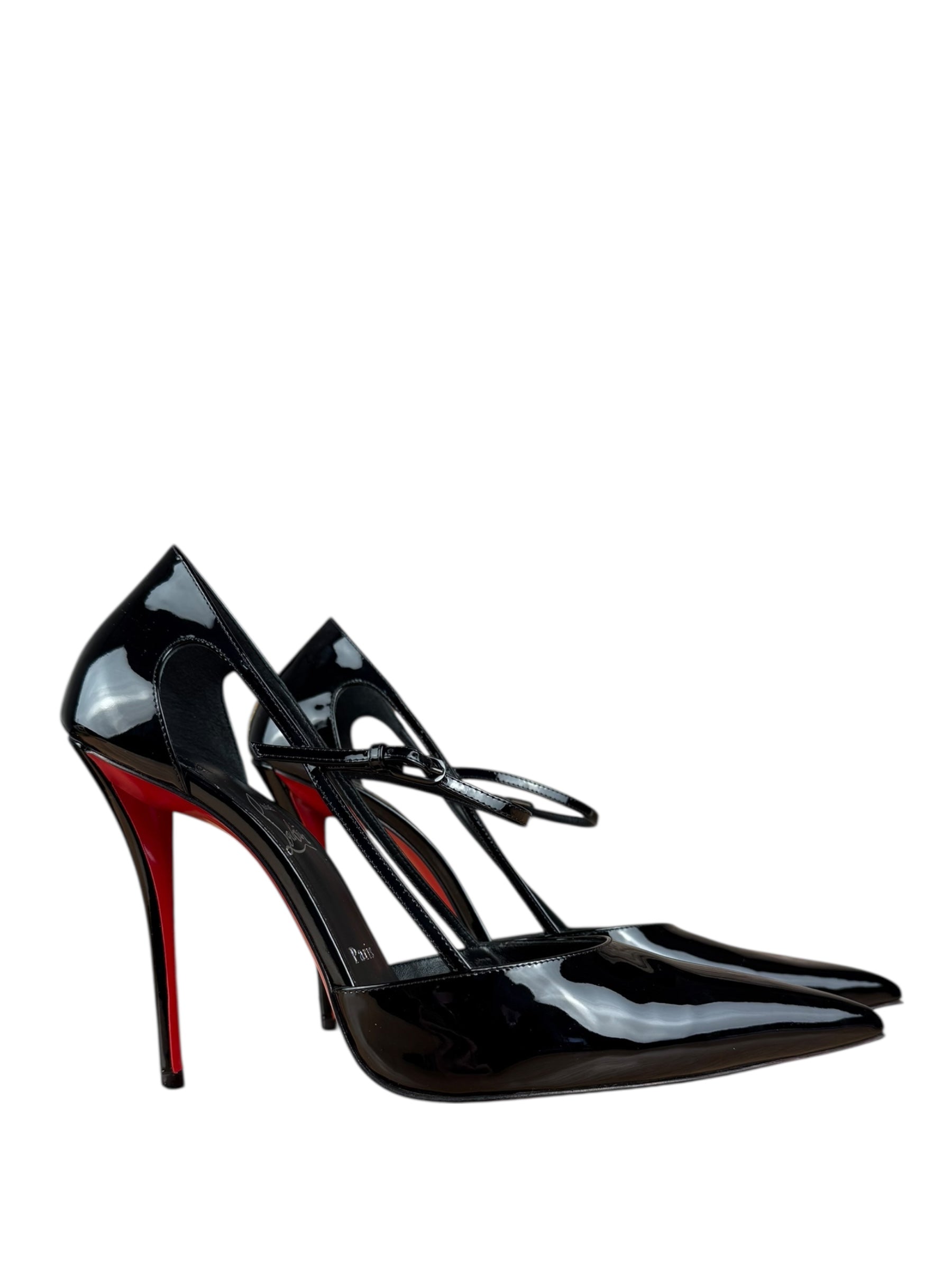Christian Louboutin Black Miss Z Strap