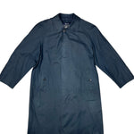 Burberry Vintage Dark Navy Mid-Length Trench Coat
