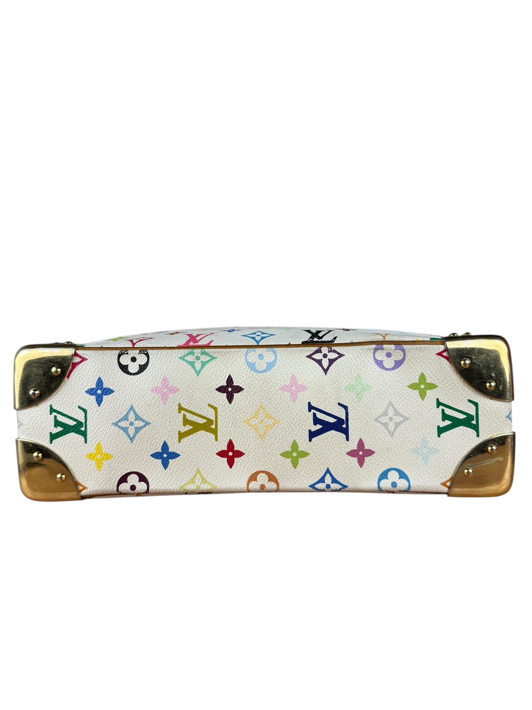 Louis Vuitton White Multi Murakami Boulogne Shoulder Bag