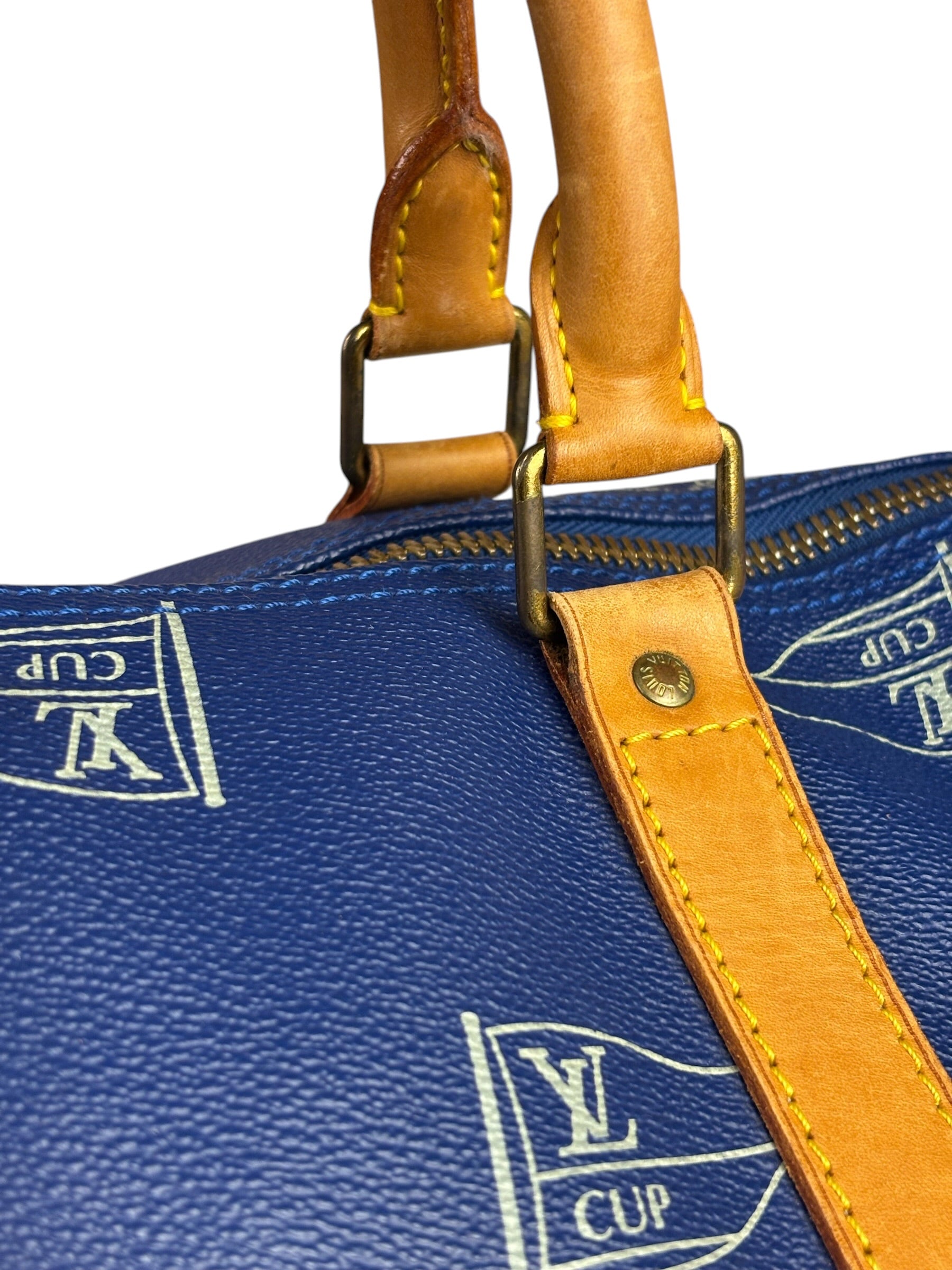 Louis Vuitton Blue America's Cup Keepall 45