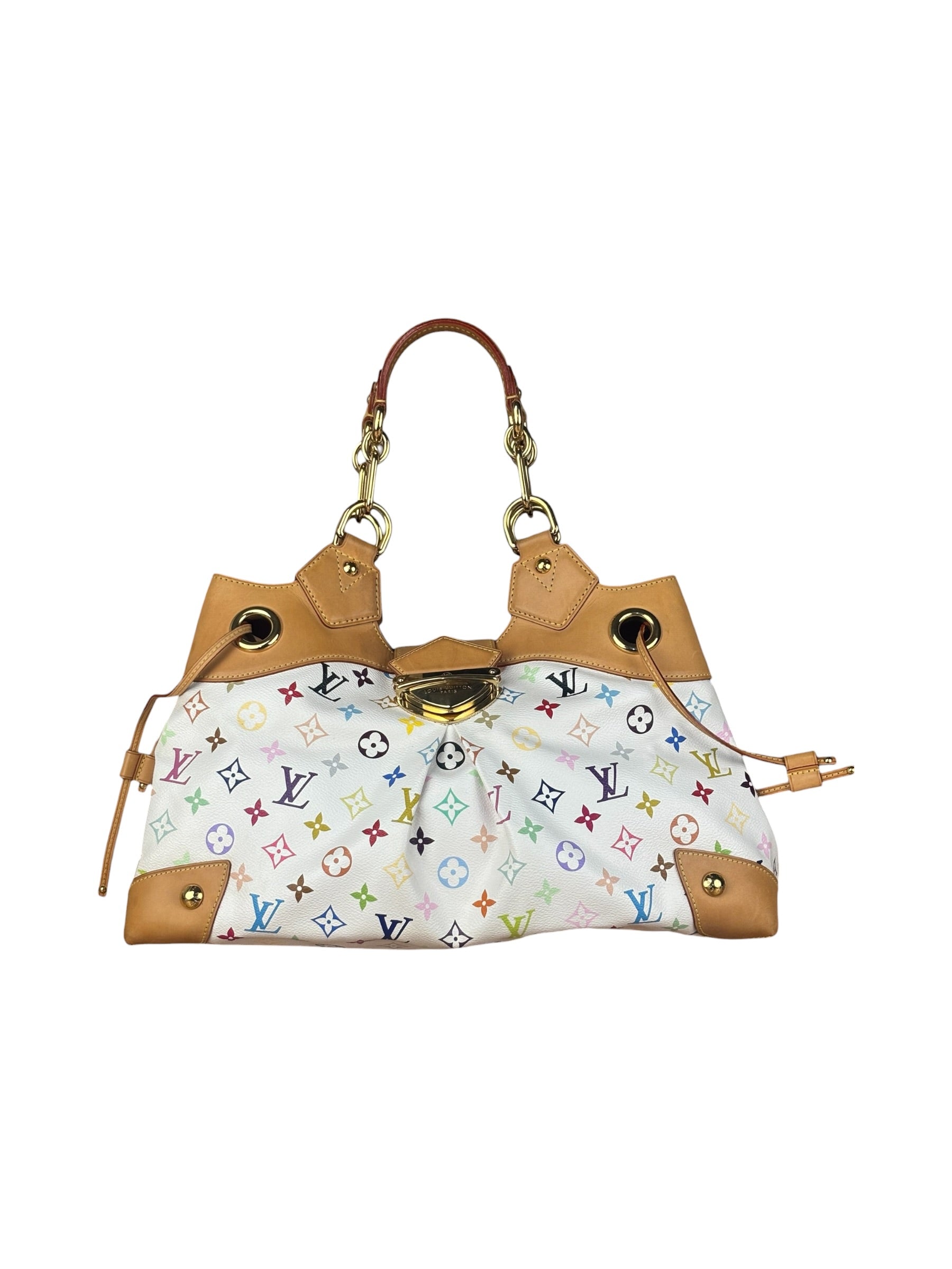 Louis Vuitton White Murakami Ursula Handbag