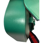 Gucci Green Leather Horsebit Shoulder Bag