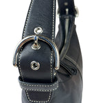 Coach Black Leather Soho Hobo Pochette