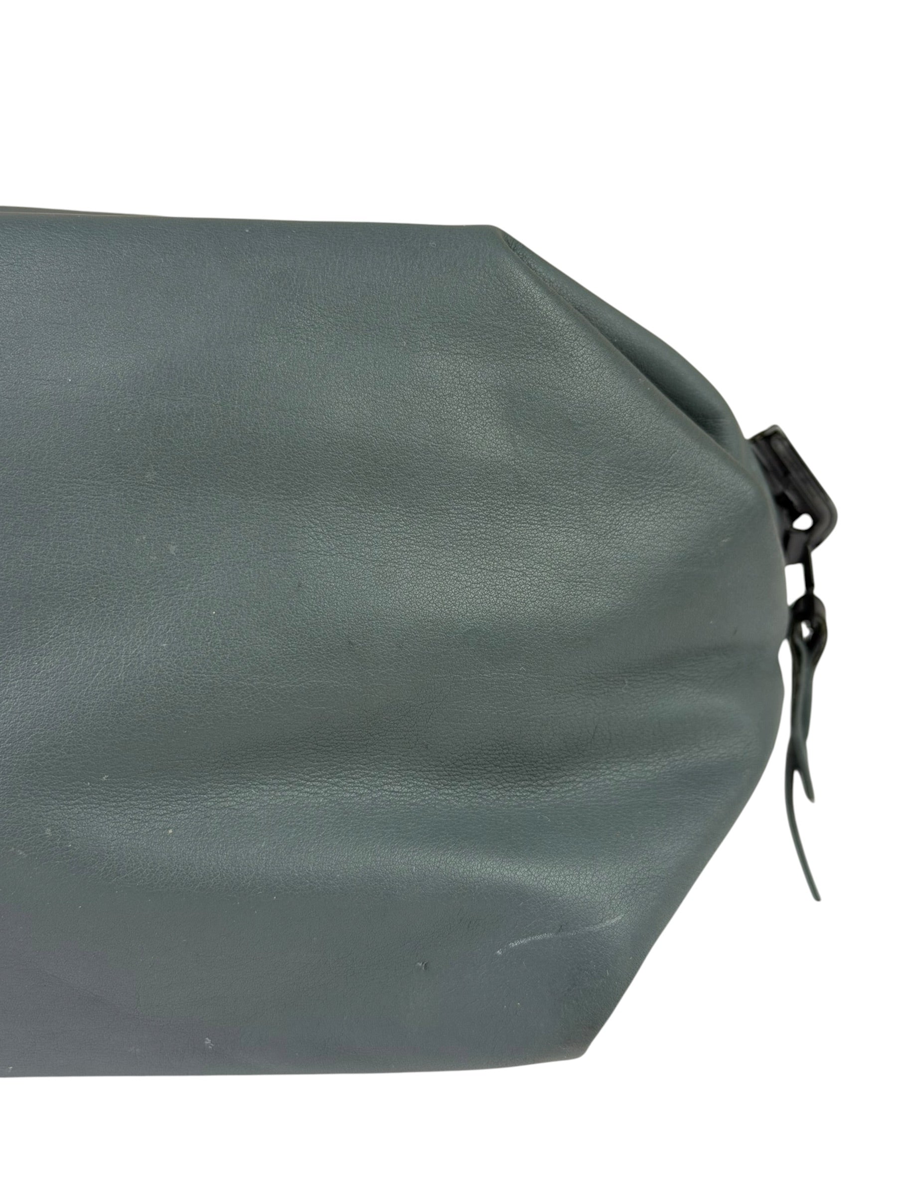 Bottega Veneta Grey Leather Pouch