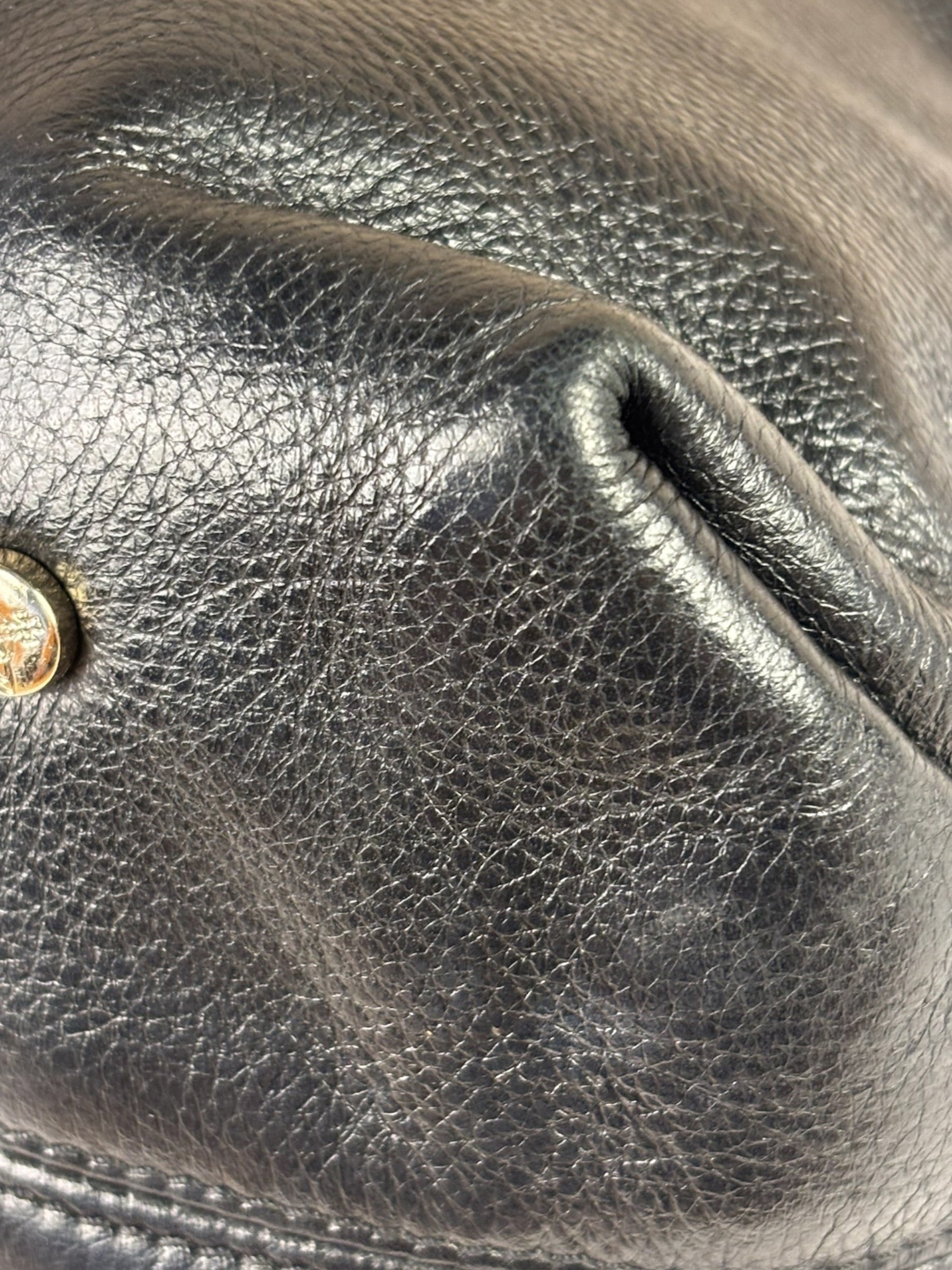 Vivienne Westwood Black Leather Shoulder Bag