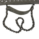 Chanel Grey Patent Leather Mademoiselle Kelly Flap Bag 2008