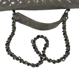 Chanel Grey Patent Leather Mademoiselle Kelly Flap Bag 2008