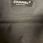 Chanel 2005 Canvas Camellia No. 5 Flap Shoulder Bag