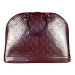 Louis Vuitton Monogram Vernis Alma GM Burgundy