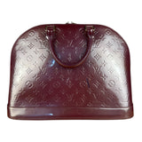 Louis Vuitton Monogram Vernis Alma GM Burgundy