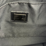 Fendi FF Black Canvas Logo Tote