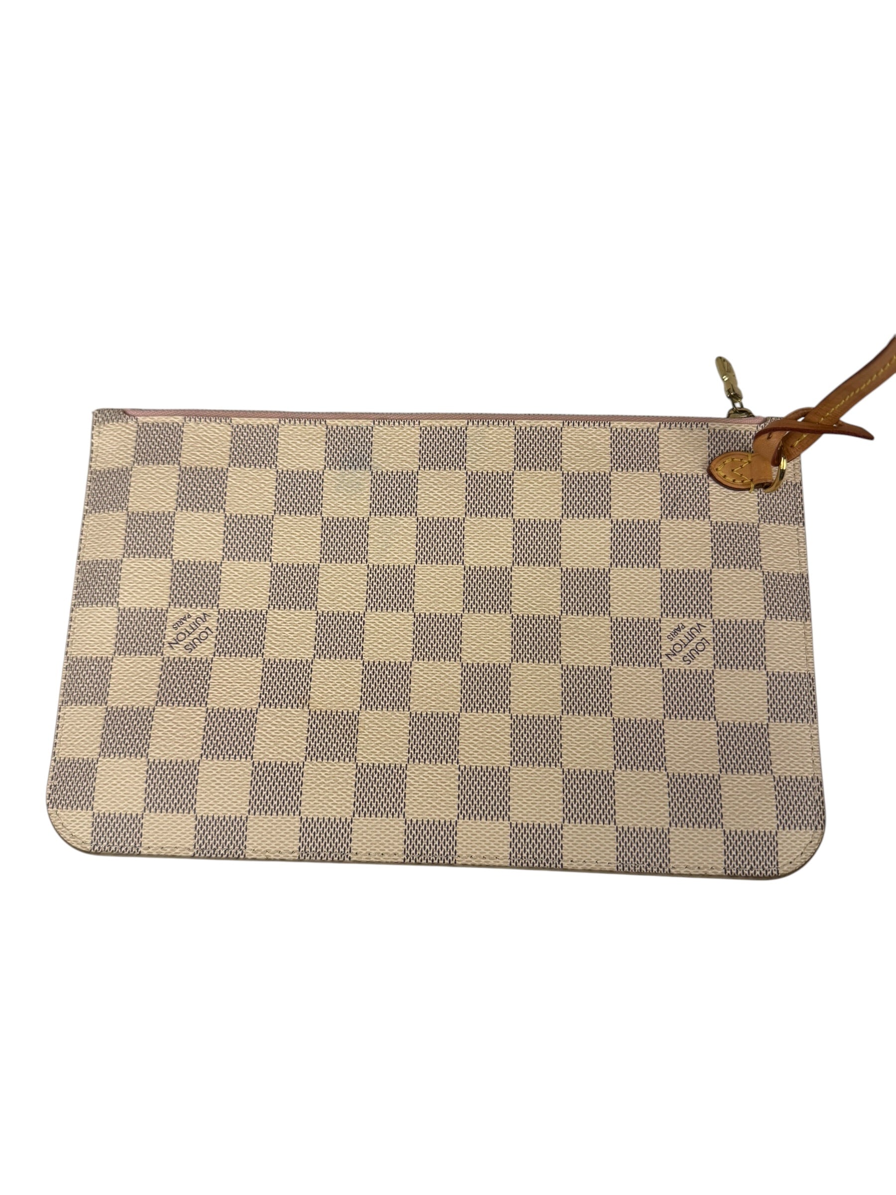 Louis Vuitton Damier Azur Neverfull MM w/ Pouch
