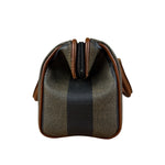 Fendi Vintage Pequin Stripped Nano Boston Bag
