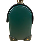 Gucci Green Padlock Bamboo Handle Handbag
