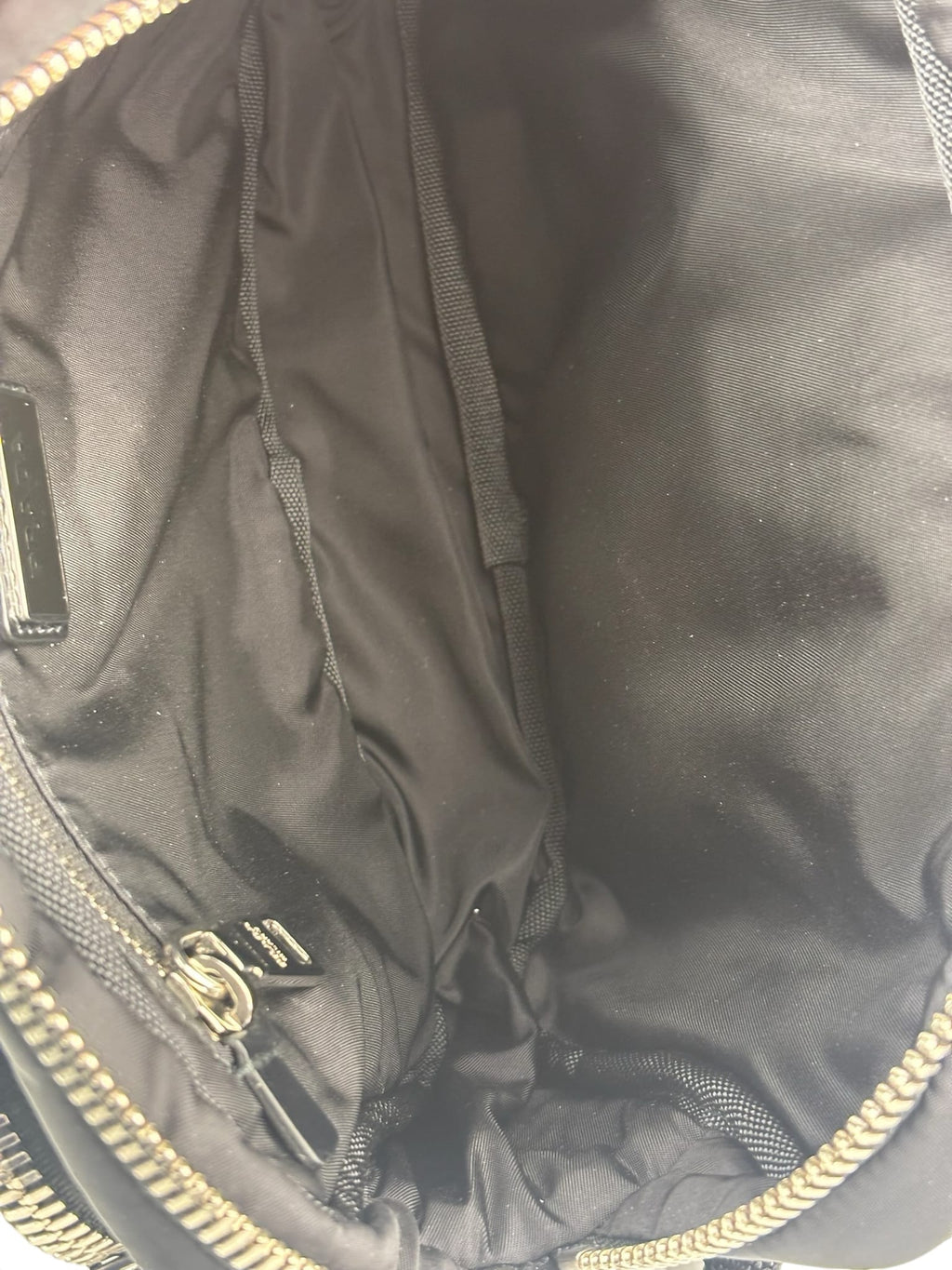 Prada Green/Black Tessuto Nylon Multi-Pocket Vanity Bag