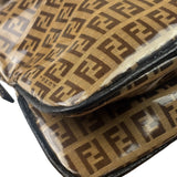 Fendi Brown PVC Zucca Baguette