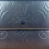 Louis Vuitton Vintage Dark Grey Matte Vernis Wallet