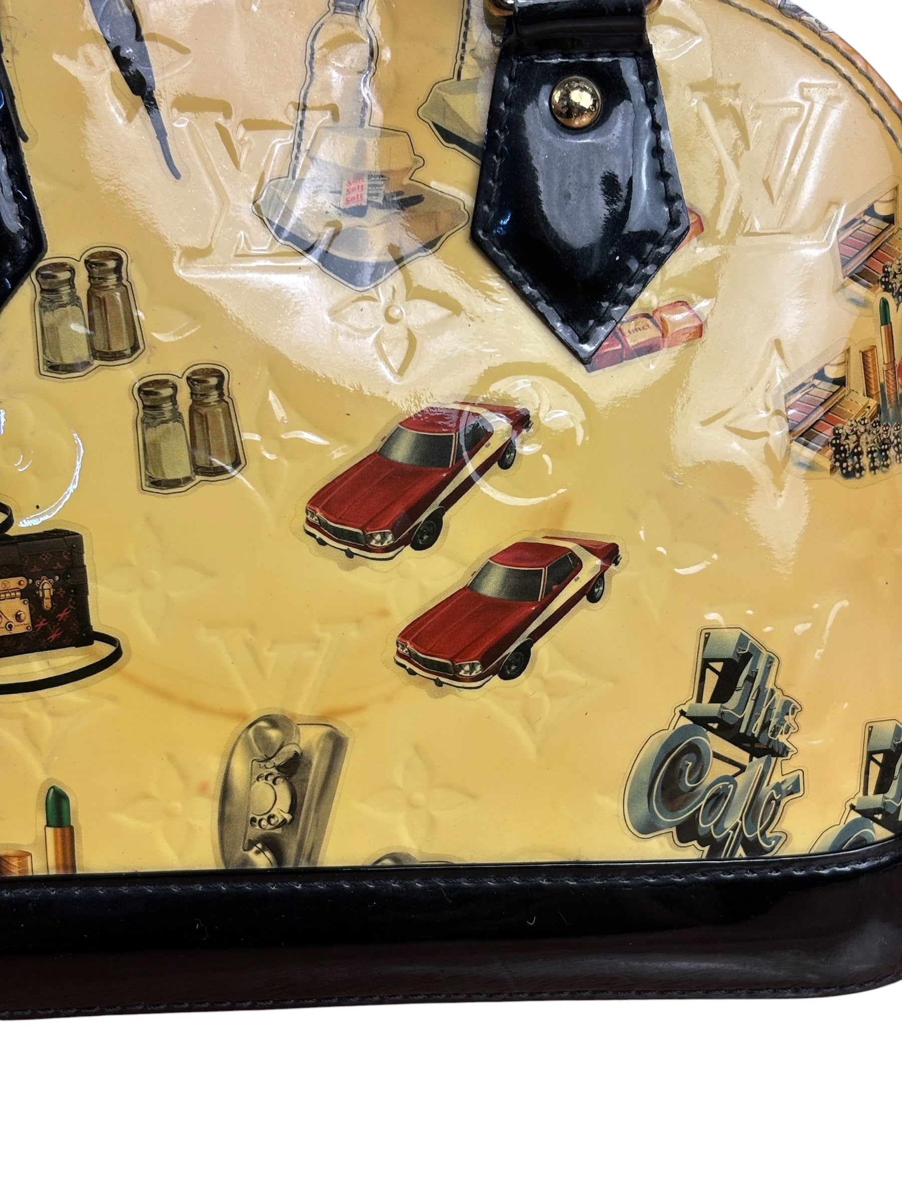 Louis Vuitton Alma BB Vernis Leather Stickers