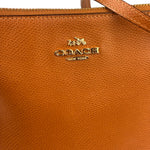 Coach Tan Brown Pebble Leather Crossbody Bag