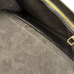 Louis Vuitton Black Leather Louis Chain Pochette