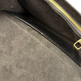 Louis Vuitton Black Leather Louis Chain Pochette