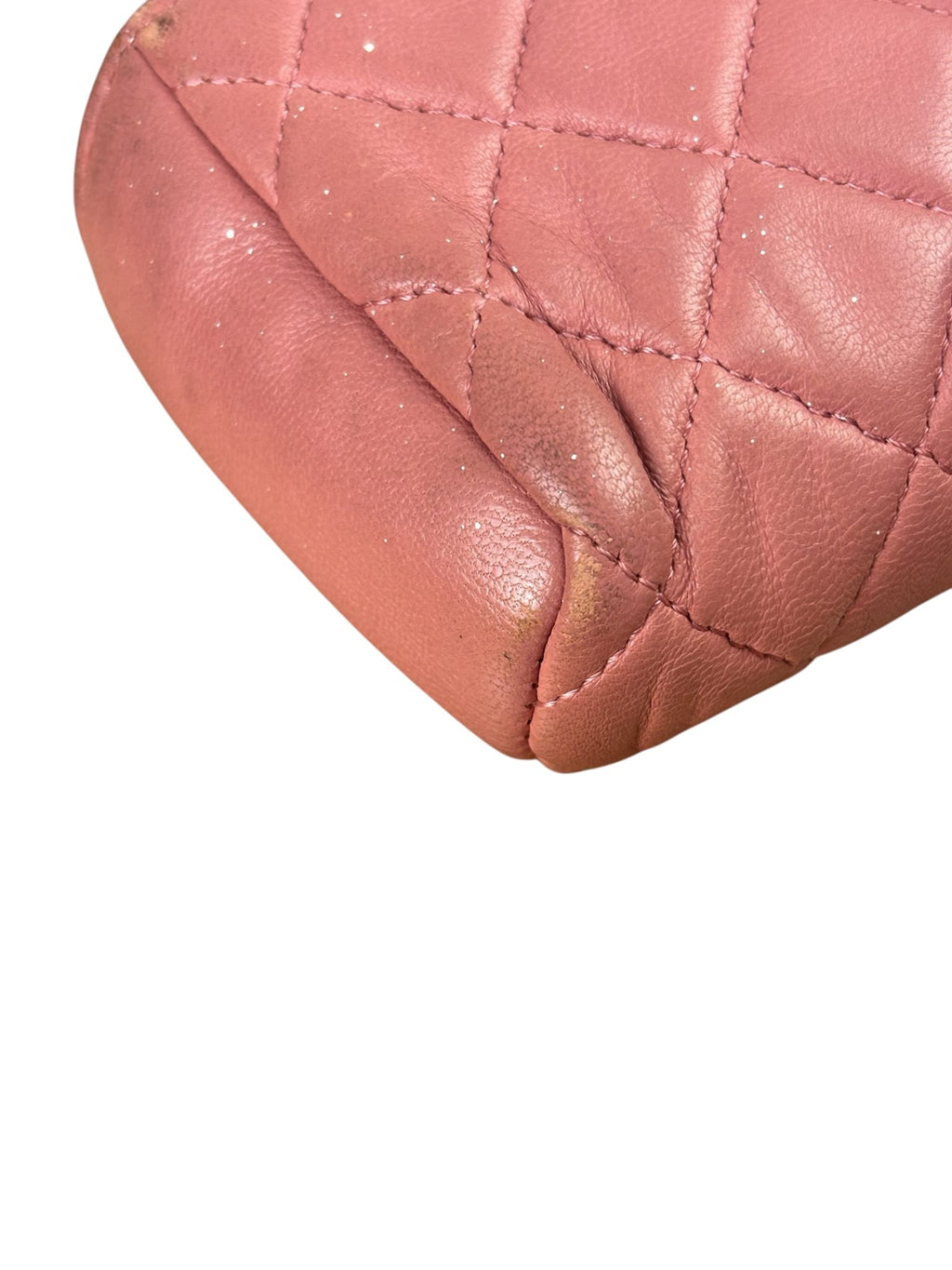 Chanel Pink Quilted Lambskin Crossbody Bag 2014