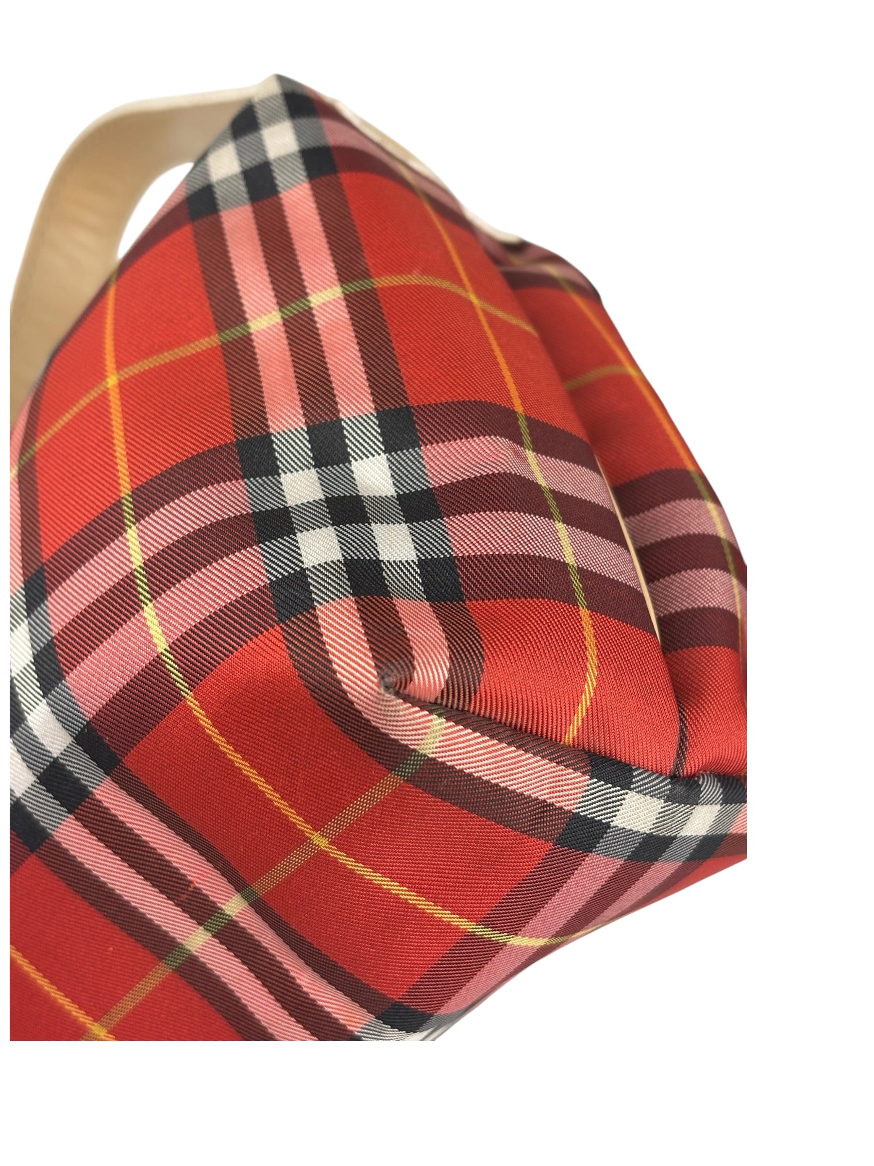 Burberry Vintage Red House Check Mini Handbag