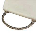 Celine Trapeze Leather 2Way Python Handle Handbag