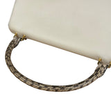 Celine Trapeze Leather 2Way Python Handle Handbag