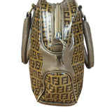 Fendi Vintage FF Brown PVC Handbag