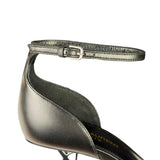 YSL Black Opyum YSL Logo Heels
