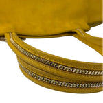 Fendi Yellow Leather Shoulder Bag