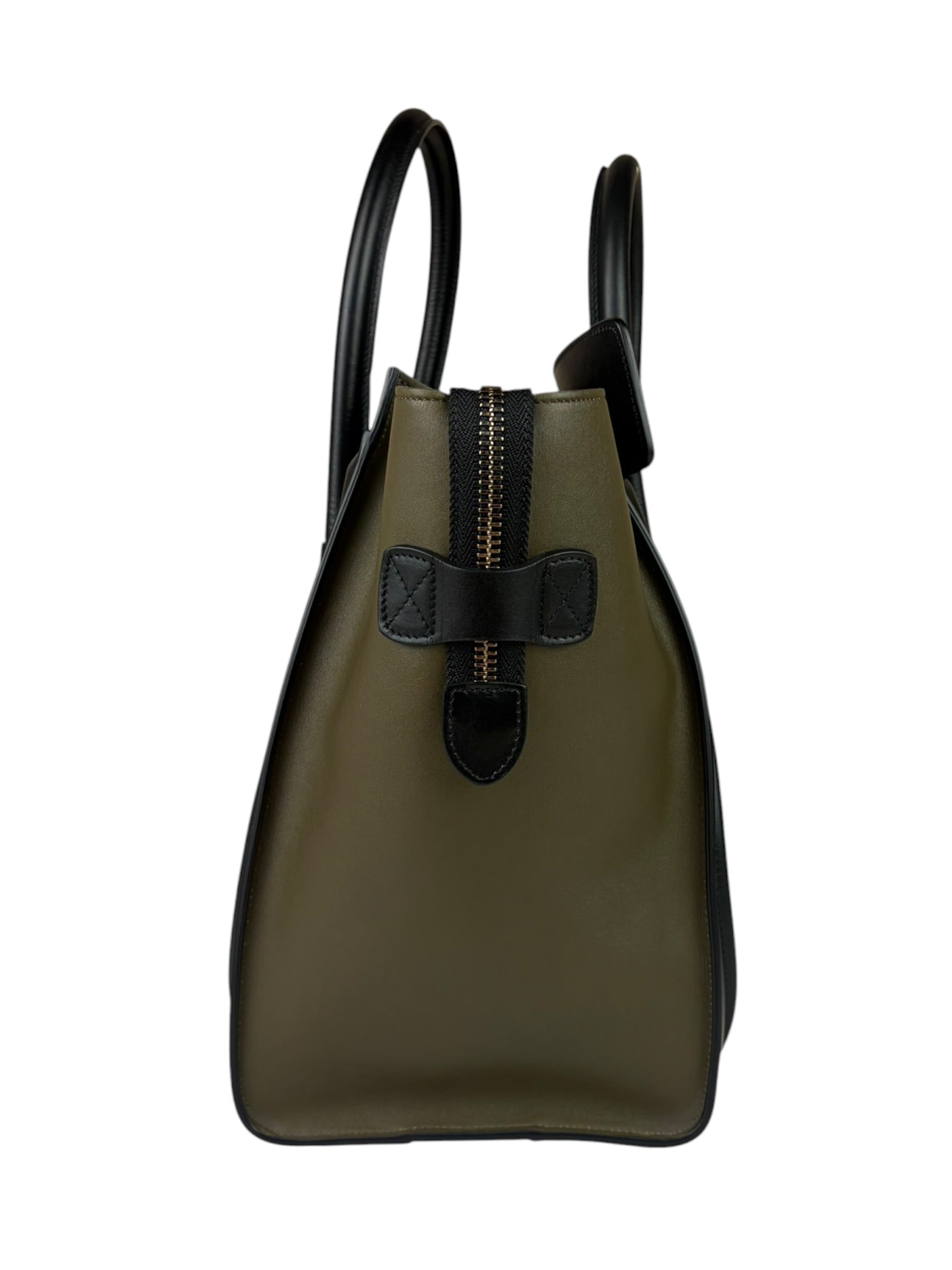 Celine Tri-Color Luggage Tote Bag