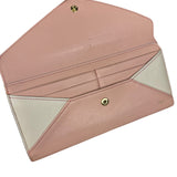 Chloe Pink Leather Envelope Long Wallet