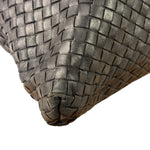 Bottega Veneta Black Intrecciato Large Handbag