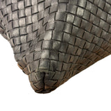 Bottega Veneta Black Intrecciato Large Handbag