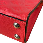 Louis Vuitton Red Monogram Empreinte Mini Pont-Neuf Two-Way Tote