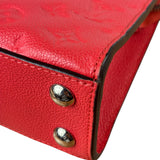 Louis Vuitton Red Monogram Empreinte Mini Pont-Neuf Two-Way Tote