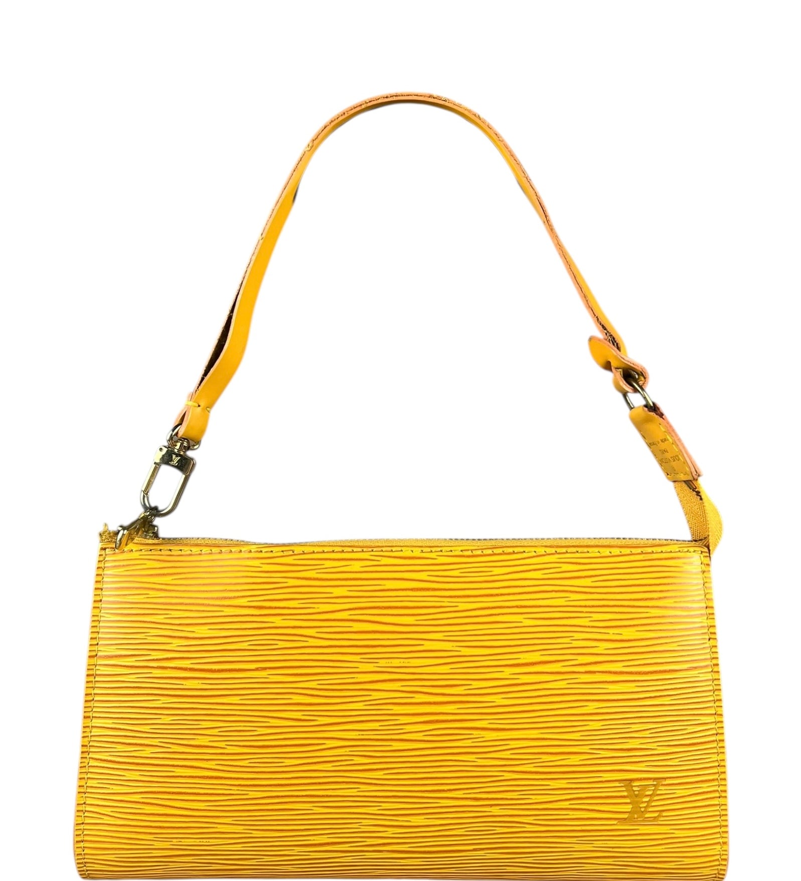 Louis Vuitton Epi Leather Pochette Yellow