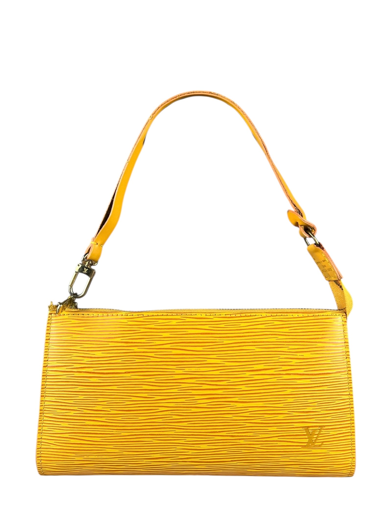 Louis Vuitton Epi Leather Pochette Yellow