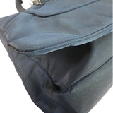 Prada Navy Nylon Tessuto Flap Crossbody
