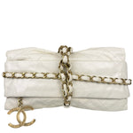 Chanel White Quilted Leather Midnight Swim Baluchon Clutch 2012