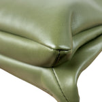 Bottega Veneta Baby Liberta Green Leather Shoulder Bag
